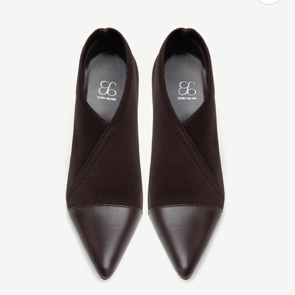 COSY ISLAND - EchoStep Vivid Vogue Stiletto Ankle Boots - Size 5 Brown - Picture 2 of 3